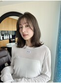 ミディアムレイヤーカット/ナチュラルベージュ/10代.20代.30代
