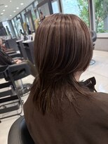 アース 南福島店(HAIR&MAKE EARTH)&nbsp;モノグレージュで黄ばみのないカラー
