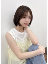 オーロ 西宮店(ORO)&nbsp;丸みボブ ナチュラルブラウン