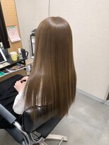 お～るうぇいず(always)&nbsp;ダブルカラー髪質改善カラー大人可愛いミルクティーベージュ