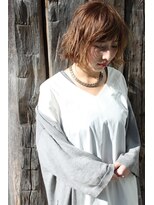 ソルト(Salt)&nbsp;大名<Salt>外ハネボブ×ハイライトグレージュ(OKABE)