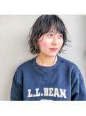 ウルフボブ×ニュアンスパーマ
