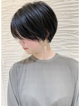 モリオ フロム ロンドン サッポロファクトリー店(morio FROM LONDON) 【morio札幌】札幌髪型大人かわいい黒髪ショートボブ