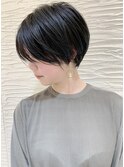 【morio札幌】札幌髪型大人かわいい黒髪ショートボブ