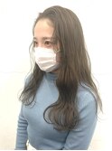 #ミルクティーブロンド#ダークブルー#ワンホンレイヤー#髪質改善