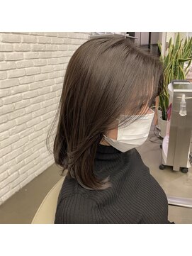 ディフィーノ 青山(DIFINO) ブリーチなし"シアーグレージュカラー"