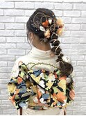 成人式 和装 水引き アレンジ