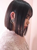 ケアリー 大泉学園(Carelly)&nbsp;大人かわいい前髪セシルカットココアブラウンフリンジウェーブ