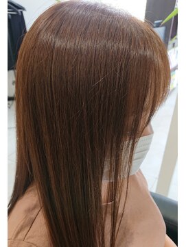 ヘアメイク アフロディーテ(HAIR MAKE Aphrodite) 髪質改善トリートメントでサラツヤヘア
