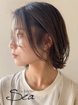 シーバイラヴィズム 万代店(Sea by LUVISM) 抜け感切りっぱボブ