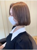 〇タンバルモリ × ハイトーンベージュ 韓国ヘア