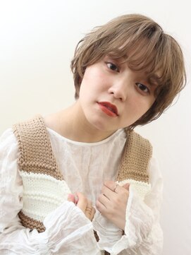 オリーブスバイネオリーブ(Olive's by neolive) マッシュショート＊＊/グレージュカラー/デザインカラー/新宿