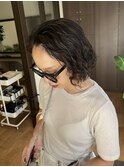 外国人風ウェーブボブ