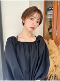 耳掛け簡単スタイリング/大人ショートボブ