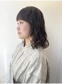 やわらかミディアムパーマ＊