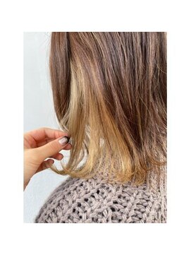 ヘアースタジオ ドゥドゥ(Hair Studio DoDo) こっそりインナーカラー