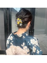 ミル(1001 mille)&nbsp;浴衣ヘアセット/浴衣ヘアアレンジ/浴衣着付け/花火着付け