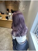 ブリーチならではのラベンダーカラー