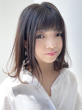 アルファ(Hair Salon alpha) 【大人×フェミニン】ゆるふわミディ
