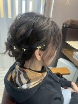 ヘアーアトリエ ラポルト(hair atelier la porte.) ヘアアレンジ/ボブ、ショートもアップスタイルへ♪♪