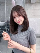 フィヴェント(Fivent)&nbsp;メルティカラー似合わせカットフェミニンロング韓国レイヤー