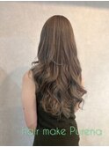 ハイライト、グレージュカラー