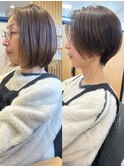 大人女性のハンサムショート 担当千葉