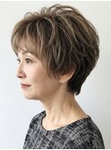 大人の美しいグレイヘア脱白髪染め30代40代50代60代