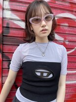 キジ(KIJI)&nbsp;ミディアムレイヤー/フェイスレイヤー/レイヤー/シースルバング