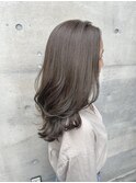 【イルミナカラー】グレージュ×重めレイヤー