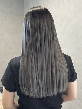 ラック(LUCK) バレイヤージュ/船橋/くすみベージュ/細めハイライト