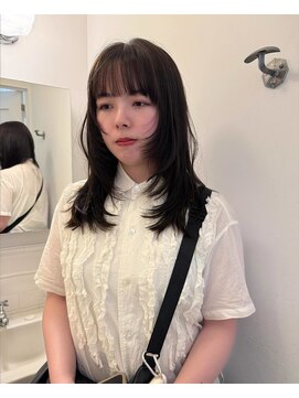 ユー(yew) フェイスレイヤー/顔周りレイヤー/ミディアムレイヤー/m