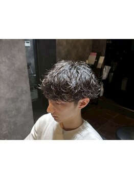 パーマ初心者◎マッシュ×緩めトレンドパーマ大人気[木更津/メンズ/メンズカット/眉毛/学割U24]