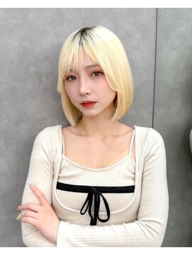 ロンドリゼル 札幌(Lond RiseL) 顔周り/小顔/レイヤー/髪質改善/韓国風巻き/ミルクティー/札幌