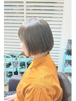 ヘアーサロンエス(Hair salon S)&nbsp;【hair salon S】イルミナカラー×ミニボブ