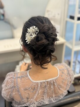 おだんごアップ/くしゅくしゅ/ゆるふわ