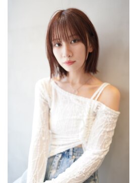 ニコ トウキョウ 渋谷(nico TOKYO) ロングレイヤーカット顔周りレイヤーウルフハッシュカット韓国