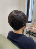 コンパクト丸みショート◎頭の形も美しく◎首まわりスッキリ◎