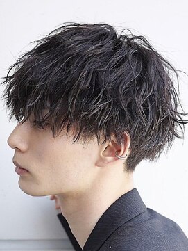 フィフス 大分(fifth) 大分緩めツイストスパイラルパーマメンズカット刈り上げマッシュ