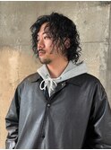 グランジパーマ/波巻きツイストスパイラル/fade/baber