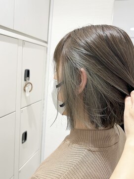 ケンジ 平塚 アネッタ(KENJE annetta) くすみカラー☆インナーカラー