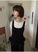 前上がりボブ