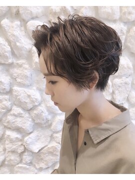 モアナ バイ ヘッドライト 沖縄東崎店(Moana by HEADLIGHT) ハンサムパーマ#イメチェン#大人かわいい#アッシュ