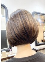 エトネ ヘアーサロン 仙台駅前(eTONe hair salon) 【30代40代50代】簡単スタイリング前下がり大人ボブ 