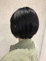 ヘアーアンドメイク アズール 浦和店(Hair&Make Azur)&nbsp;襟足スッキリ丸みショートボブ