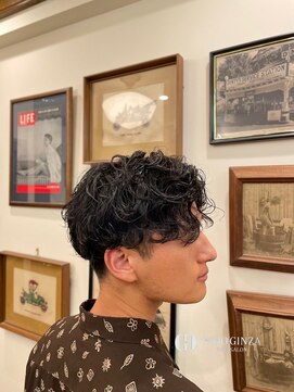 ヒロギンザ 五反田店(HIRO GINZA) パーマスタイル　床屋　五反田　理容室