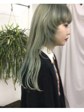 フィン(fin,) fin,/外ハネボブ/セクションカラー/グラデーションカラー