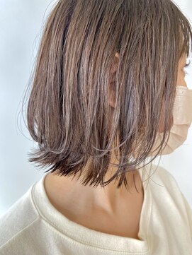 エルモ(ELMO.) ボブレイヤー/ミルクティーベージュ/動きのあるスタイル