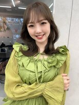 ロンド マーレ 天神大名店(Lond mare)&nbsp;顔周りカット　韓国ヘア　レイヤーカット　グレージュ　グレー系