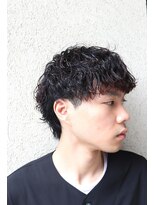 カズ 中津店(KAZU) MEN'S　HAIR　　マッシュパーマ 波巻きパーマ